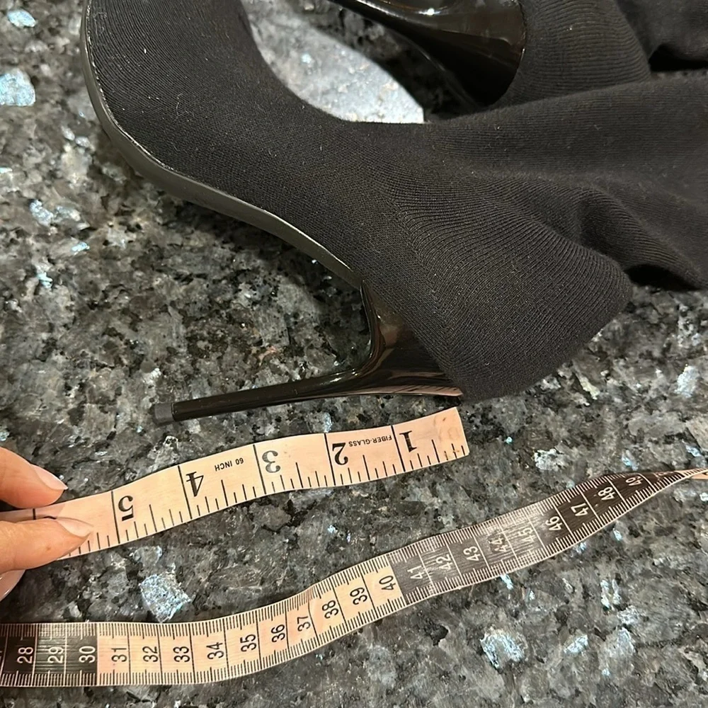 Autumn Winter Cozy Thigh High Sock Boots